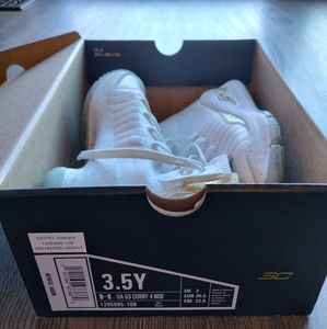 Curry 4 Mid youth athletic shoes